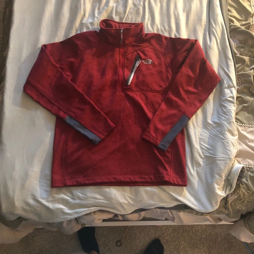 The North Face Vibrant Red Fleece Jacket